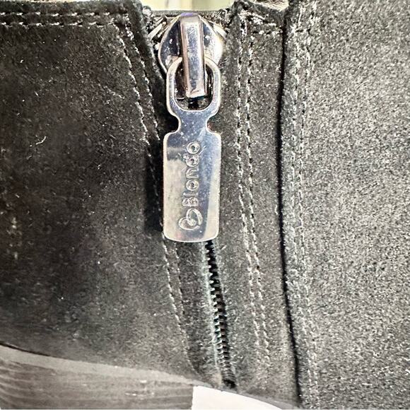 Blondo USA Valli Waterproof Bootie Black Nubuck Ankle Boot Women’s Size 6 - Picture 8 of 9